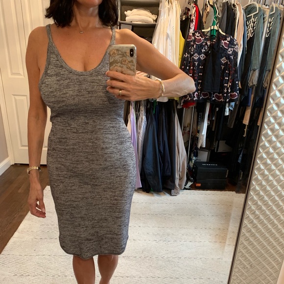 Wilfred Dresses & Skirts - Grey lightweight fitted knit dress